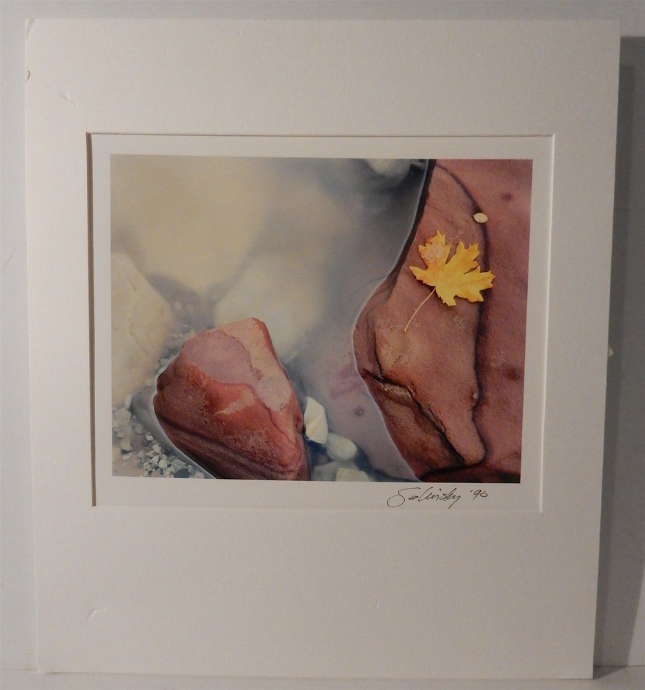 Vintage 1996 Steve Solinsky Nature Art Photo Smokey Water