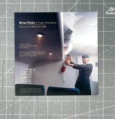 Brian Finley (b. 1976) Art Show Announcement Card 2008 – Flight Attendants