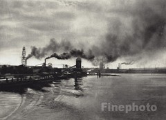 1926 Vintage Seattle Washington Lake Union Saw Mills Lumber Industry Photo Hoppe