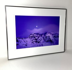 Fine Art Photograph Mount Rainier at Dusk Signed & Framed Limited Edition