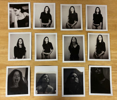 1999 S Vega Model Photo Lot Contact Sheets Polaroids Daniel Kim MIKCO Fashion