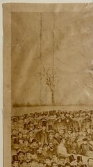 Original Albumen Photograph of a Print of J Heehan & T Sayers 1860 Boxing Match
