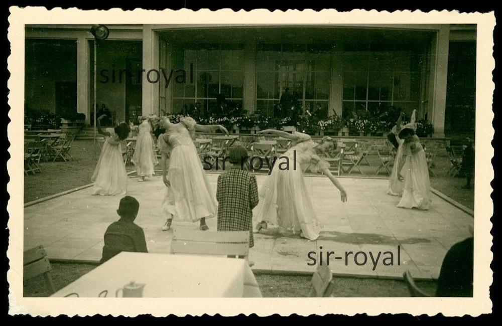1939 – Women Dancing Expressive Dance – 1930s Dancers Dance – Photo 9x5cm