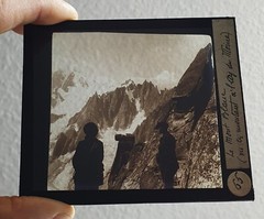 Photo Plate Glass Early 1900 – The Mount White (IN A L’Needle of Monk)
