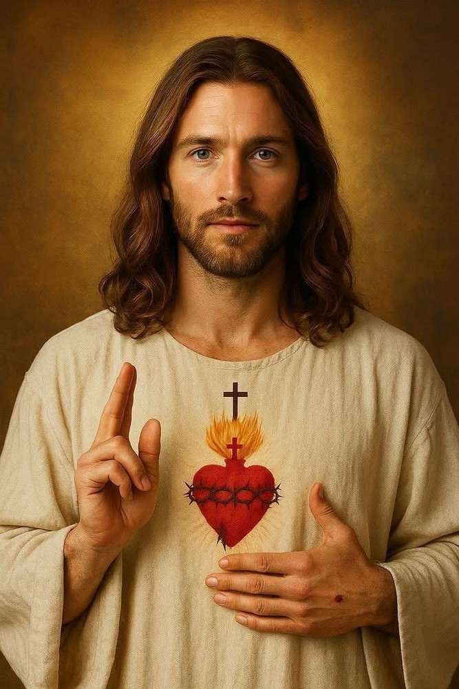 jesus christ wall art 8*10 religious christian faith god home decor print jesus
