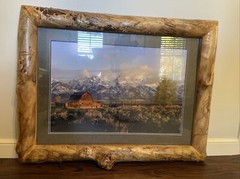 Framed Picture Of Grand Tetons