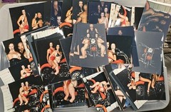 2000 – Lot Photographs 171 4×6″ 3 Adults Biker Sexy Bikini Leather Heels Tattoos