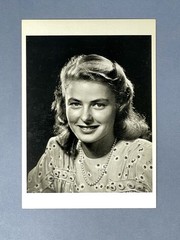 Ingrid Bergman Art Print Card Photo By Philippe Halsman Fotofolio 4”x6”