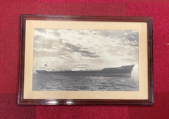 Unique Large Photo Ocean Liner Messageries Maritimes Ship Chenonceaux Indochina