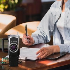 Camera Lens Insulated Tumbler – Gift for Photographers