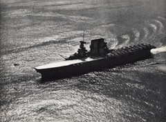 1931 Vintage AVIATION AIRPLANE Aerial Ship USS Saratoga Boat Plane Takeoff 16×20
