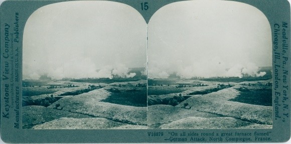 Stereo Photo French Trenches, North Compiegne, France, WWI – 10770018
