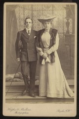 Cabinet Photo King Alfonso XIII of Spain with Wife Victoria… – 12267