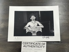 Ricky Flores Photo Jay And The Boom Box 1984 NYC Graffiti 28 / 50 signed