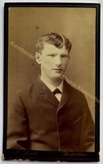 orig. CDV photo photograph picture old Mr. Mann fashion around 1885 Winterthur Linck