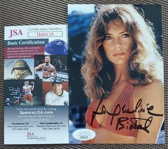 JACQUILINE BISSETT Actress 4X6 Hand Signed Autograph JSA COA