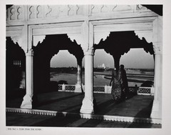 Vintage J.W. Howlett Black and White Photograph, ‘The Taj – View from the River’