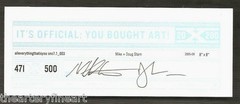 MIKE & DOUG STARN TWINS ‘Sno7.1_003 (Snowflake)’, 2005 SIGNED Photograph **NEW**