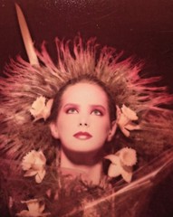 VINTAGE SURREAL MODERNIST PORTRAIT FIGURE FLOWER BOQUET PHOTOGRAPH AVANT GARDE