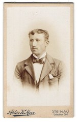 Photography studio K. Merz, Steinau, Unterthor 300, portrait of a young man