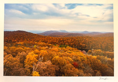Wall Art Photography print/Autumn landscape 10″ x 15″ image on 13″ x 19″ Signed