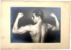 4 3/4 x 6 3/4 Photo of Artist & 30s Greco-Roman Olympic Champion Maxim Bugzester