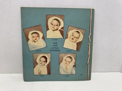 Story of the Dionne Quintuplets Book 1935 & Color 8×10 Photograph 1936 USA