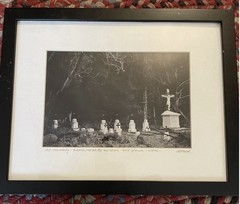 Maria Ratschitz Mission CEMETERY, South Africa, Framed, Signed B&W Photograph