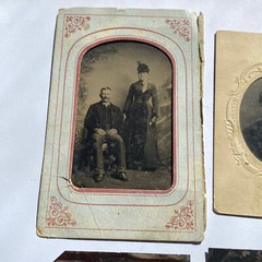 1800s Tin Type Photos Photographs Western Studio Portraits – H. S. Brown ?