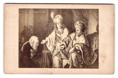 Photograph Joseph Introduces His Father to King Pharaoh, Based on a Painting