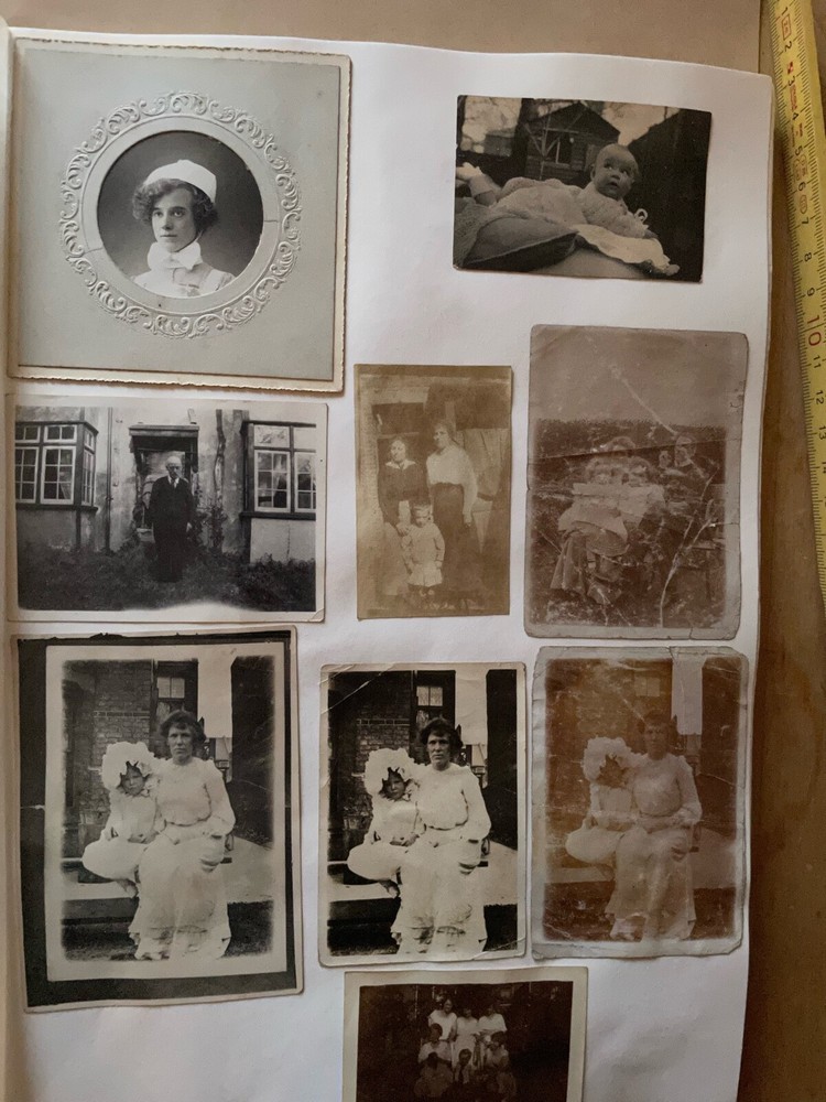 Vintage B/W Photo Binder From England 1900 Photography London Great Britain Original