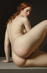 Woman Nude Model Female, Renaissance Baroque No. 20