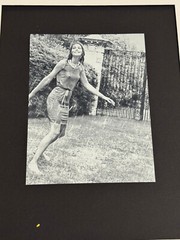 Vintage 1960s Wingate Paine Photogravure Lady In The Rain 11 x 14″