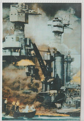 The Attack on Perl Harbor Hi December 7th 1941 4×6 Re-Print #1002