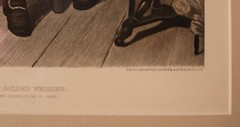 “The Golden Wedding” Photogravure of Original Painting by Elizabeth Gardner