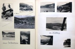 Old Photo Album from 1953, Switzerland Travel, Cars, Tram, Technology, Zurich, Freiburg