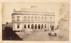 Albumin on Cardboard – View of Laon France – Circa 1870s