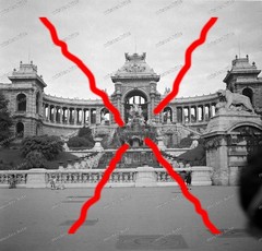 Negative-Marseille-France-Palais Longchamp-Architecture-1930s-154