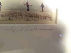 Bill Coleman Signed Amish #275 Matted Photograph – 24″L x 10.5″W