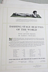 Dashing Stage BEAUTIES WORLD 1912 Lithographs 16 X13