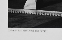 Vintage J.W. Howlett Black and White Photograph, ‘The Taj – View from the River’
