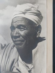 Peter Beard Original 1956 Framed Matted Signed Photograph of North African Trip.