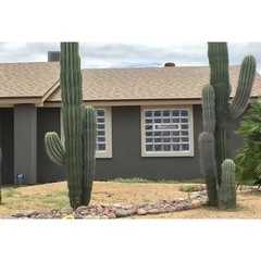 Clearly Secure 24 in x 6 in x 3 in Hopper Vent for Glass Block Windows HV246A