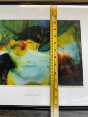 Toilygraph Matted Print Eve By Adrian Rodriguez 1994 Signed Abstract Photography