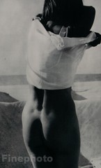 1935 Vintage FEMALE NUDE Woman Butt Germany Photo Gravure Art By ARVID GUTSCHOW