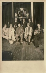 Emilio Azcárraga / XEW radio photographs collection of 7 + 2 duplicate