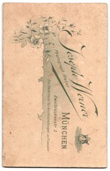 Photograph Joseph Werner, Munich, Zweibrückenstrasse 2, portrait young couple I