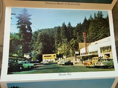 Original Russian River Guerneville Vintage Black and White RPPC Nydegger’s Beach