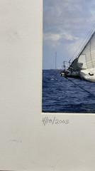 Harry Kramer Signed Ltd Ed Yacht Photo Numbered Sailboat Maritime Print 16×20