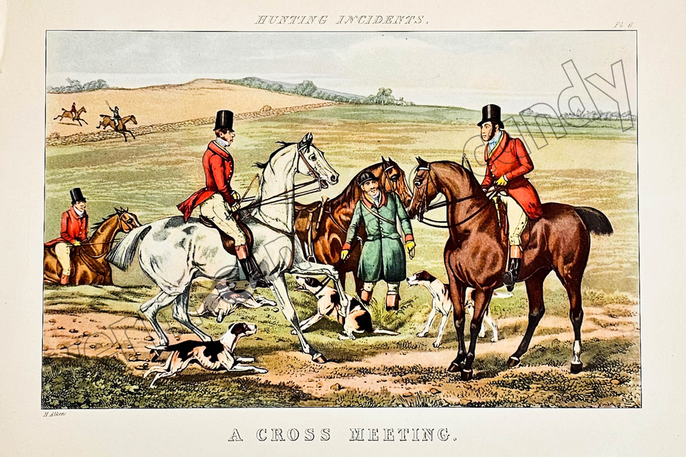 Fox Hunt “Hunting Incidents” by Aiken DIGITAL DOWNLOAD Print at Home Captioned